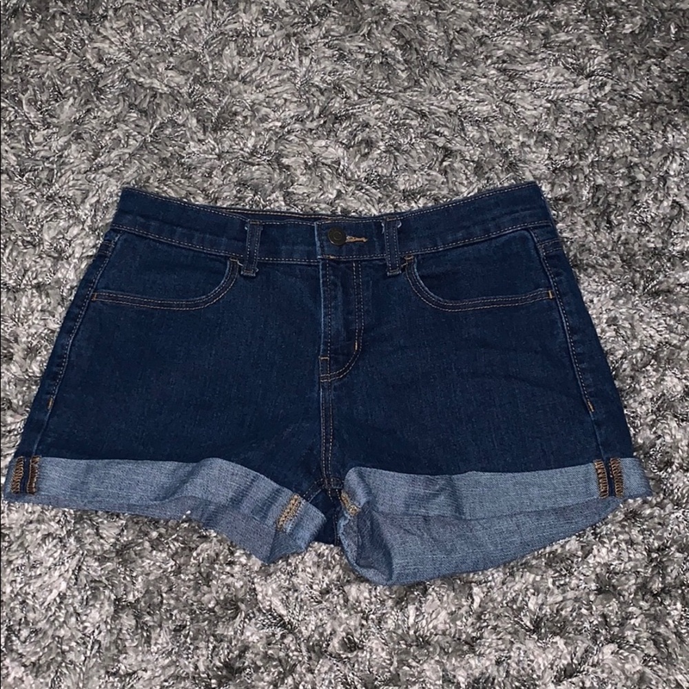 Denim shorts